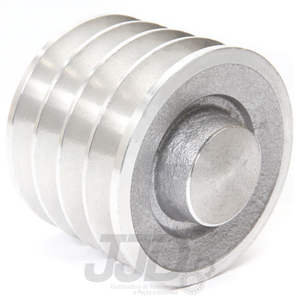 Polia Alumínio 115mm 4 Canais Perfil B