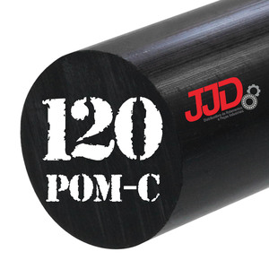 Tarugo Poliacetal AH Pom-c Preto 120mmx1000mm