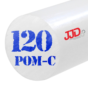 Tarugo Poliacetal AH Pom-c Natural 120mmx1000mm