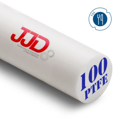 Tarugo Teflon PTFE Natural 100mmx1000mm