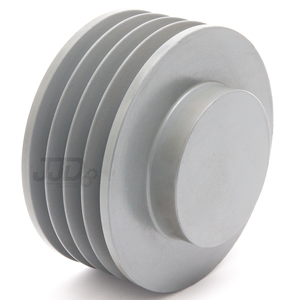 Polia Ferro Fundido 125mm 4 Canais Perfil 3V