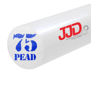 Tarugo Polietileno Pead Natural 75mmx1000mm