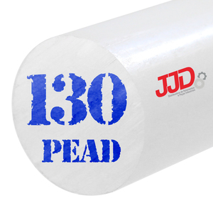 Tarugo Polietileno PEAD Natural 130mmx1000mm