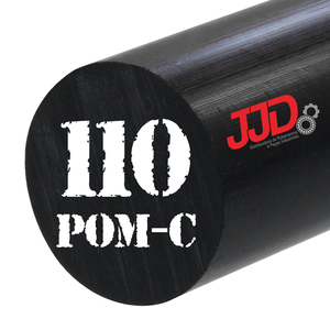 Tarugo Poliacetal AH Pom-c Preto 110mmx1000mm
