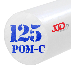 Tarugo Poliacetal AH Pom-c Natural 125mmx1000mm