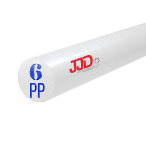 Tarugo Polipropileno PP Natural 6mmx1000mm