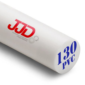 Tarugo PVC Natural 130mmx1000mm