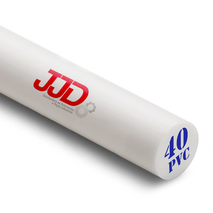 Tarugo PVC Natural 40mmx1000mm