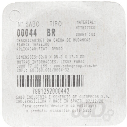 Retentor 00044 BR Sabó 62,00x85,00x13,00 - Image 5