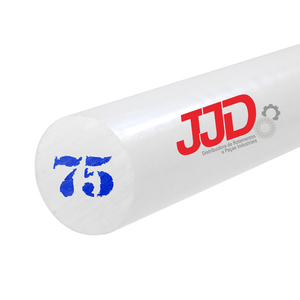 Tarugo Nylon Poliamida PA 6 Natural 75mmx1000mm