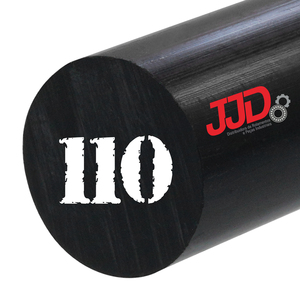 Tarugo Nylon Poliamida Pa 6 Preto 110mmx1000mm