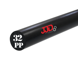 Tarugo Polipropileno PP Preto 32mmx1000mm