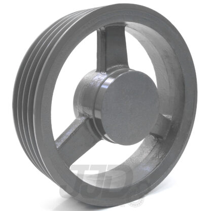 Polia Ferro Fundido 250mm 4 Canais Perfil 3V