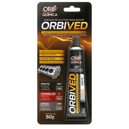 Selante Acetico Orbived 50g Preto Orbi