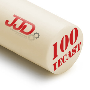 Tarugo Tecast T Nylon 6 Fundido Natural 100mmx1000mm