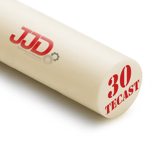 Tarugo Tecast T Nylon 6 Fundido Natural 30mmx1000mm