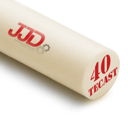 Tarugo Tecast T Nylon 6 Fundido Natural 40mmx1000mm