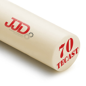 Tarugo Tecast T Nylon 6 Fundido Natural 70mmx1000mm