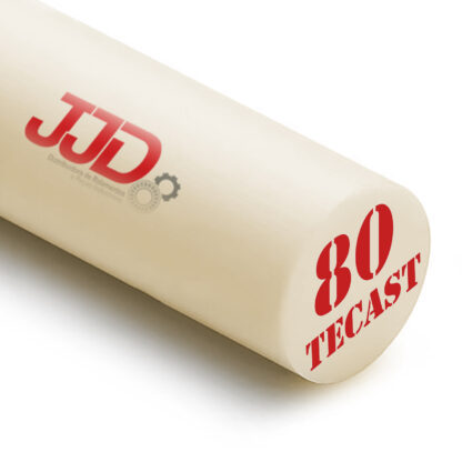 Tarugo Tecast T Nylon 6 Fundido Natural 80mmx1000mm