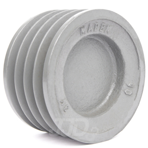 Polia Ferro Fundido 90mm 4 Canais Perfil 3V