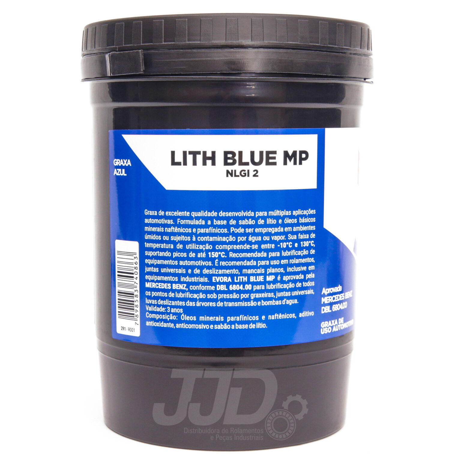 Graxa Evora Lith Blue MP-2 1Kg – JJD Distribuidora de Rolamentos e