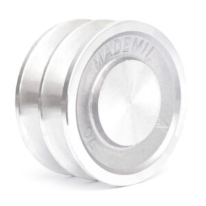 Polia Alumínio 70mm 2 Canais Perfil A