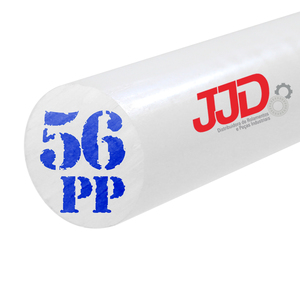 Tarugo Polipropileno PP Natural 56mmx1000mm