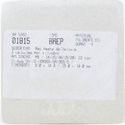 Retentor 01815 BAEP Sabó 09,00x14,60/19,00x14,00 - Image 2