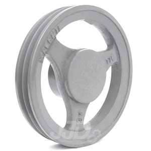 Polia de Ferro Fundido 170mm 2 Canais Perfil 3V