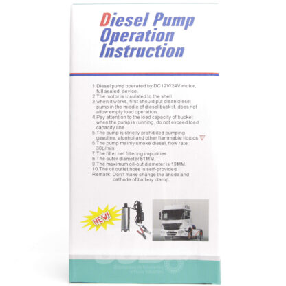 Bomba de Transferência de Óleo Diesel Jhf 4x Elétrica 12v - Image 4