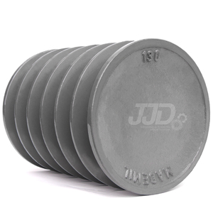 Polia De Ferro Fundido 130mm 6 Canais Perfil C Mademil