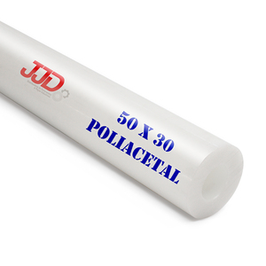 Tubo Poliacetal Ah Natural 50x30x1000mm