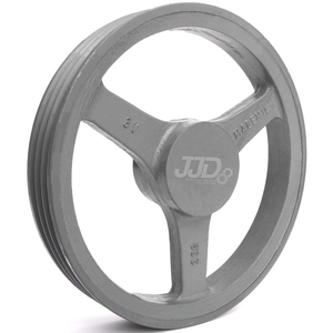 Polia De Ferro Fundido 250mm 3 Canais Perfil 3V