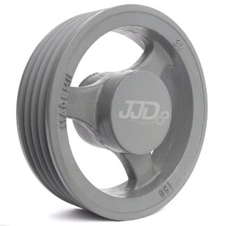 Polia De Ferro Fundido 180mm 4 Canais Perfil 3V