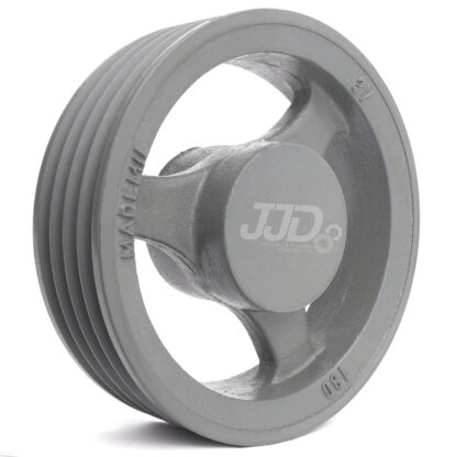 Polia De Ferro Fundido 180mm 4 Canais Perfil 3V