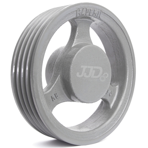 Polia De Ferro Fundido 190mm 4 Canais Perfil 3V