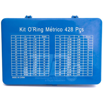 Kit Aneis O’ring Polegadas Azul Nacional - Image 2