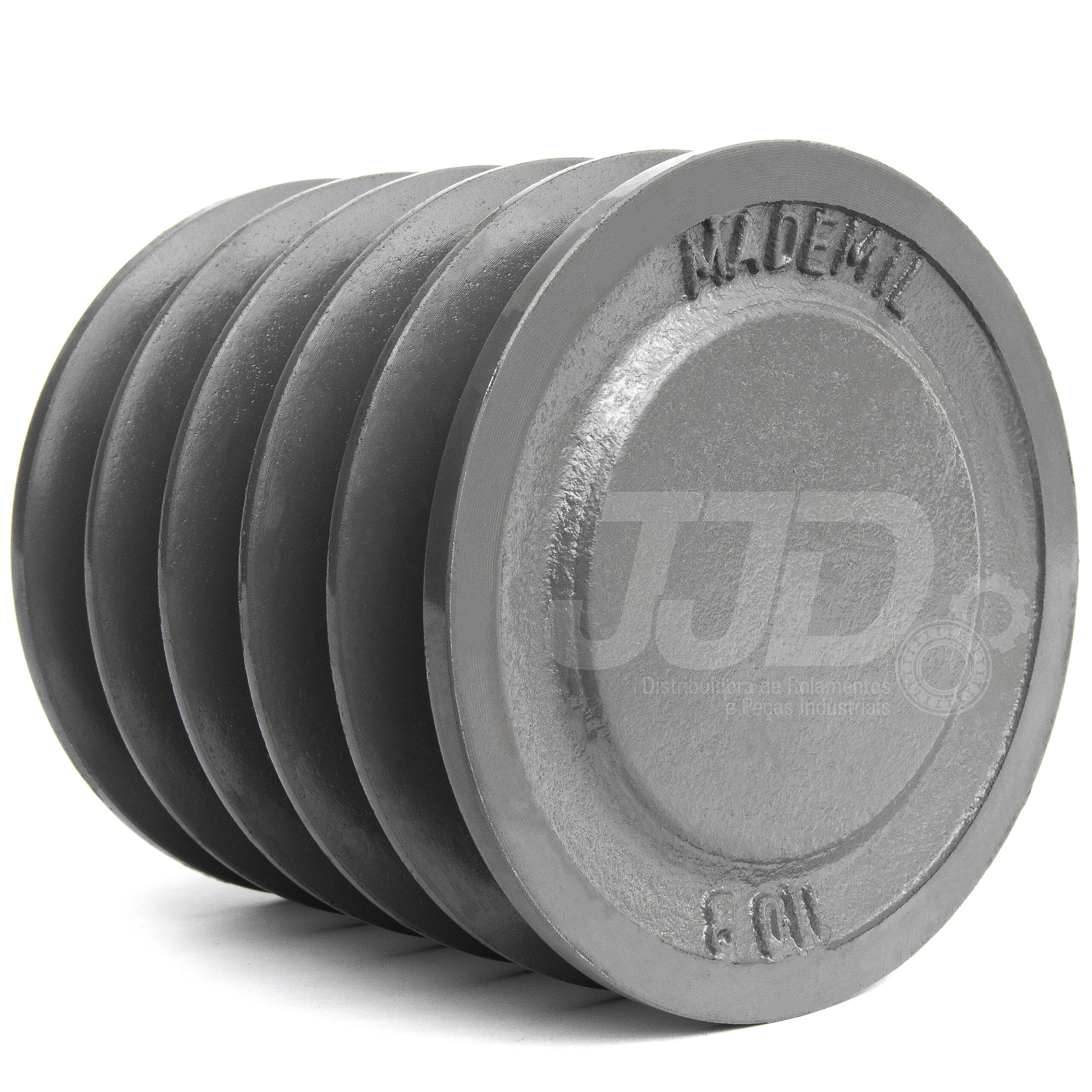 Polia Ferro Fundido 110mm 5 Canais Perfil B