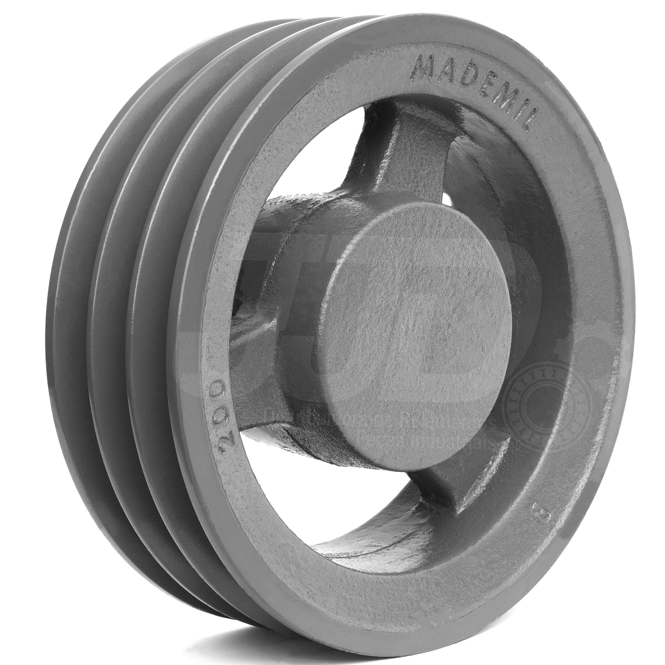 Polia Ferro Fundido 200mm 3 Canais Perfil B
