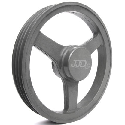 Polia De Ferro Fundido 190mm 3 Canais Perfil 3V - Mademil - Image 2