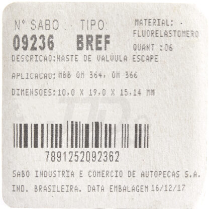Retentor 09236 BREF Sabó 10,00x19,00x15,10 - Image 2