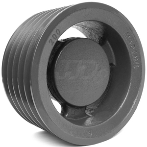 Polia Ferro Fundido 200mm 5 Canais Perfil B