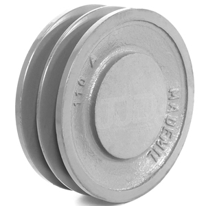 Polia de Ferro Fundido 110mm 2 Canais Perfil A
