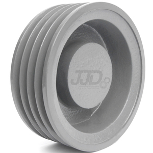 Polia De Ferro Fundido 140mm 4 Canais Perfil 3v