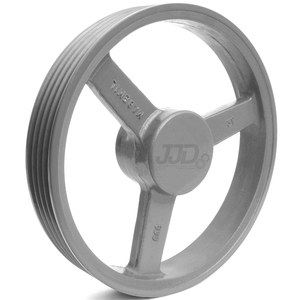 Polia Ferro Fundido 300mm 4 Canais Perfil 3V