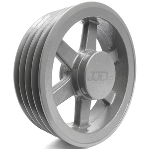 Polia De Ferro Fundido 240mm 4 Canais Perfil C