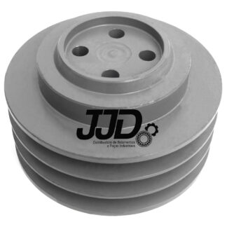Polia Ferro Fundido P/ Motor Agrale 160mm 3 Canais Perfil B