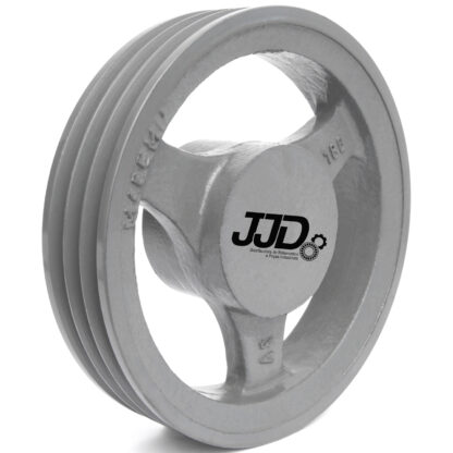 Polia De Ferro Fundido 180mm 3 Canais Perfil 3V