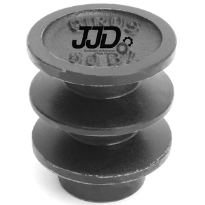 Polia de Ferro Fundido 50mm 2 Canais Perfil B