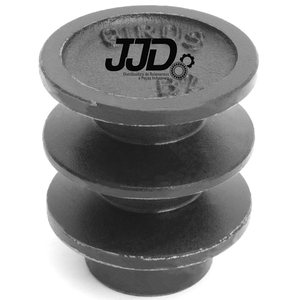 Polia Ferro Fundido 60mm 2 Canais Perfil B
